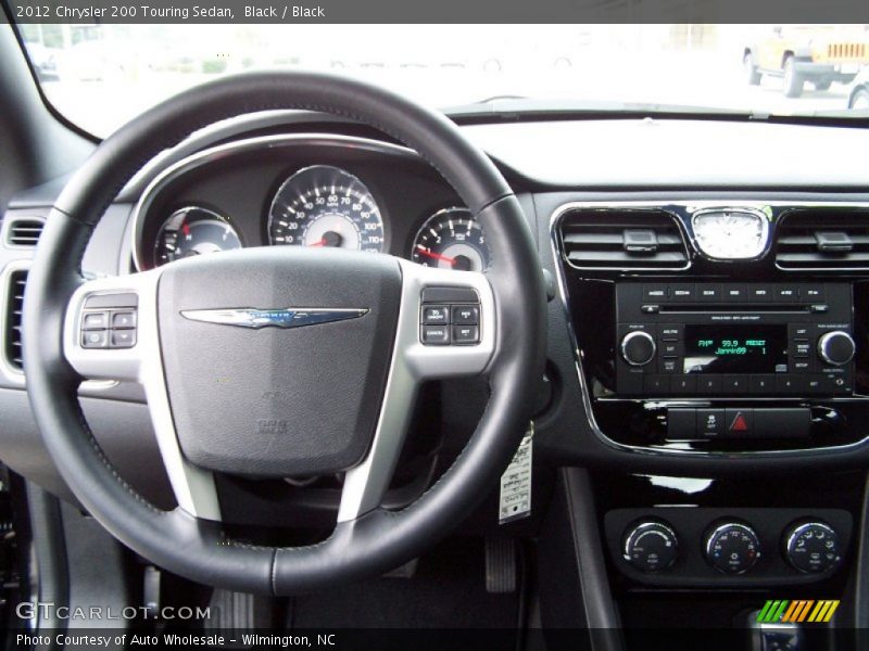 Black / Black 2012 Chrysler 200 Touring Sedan