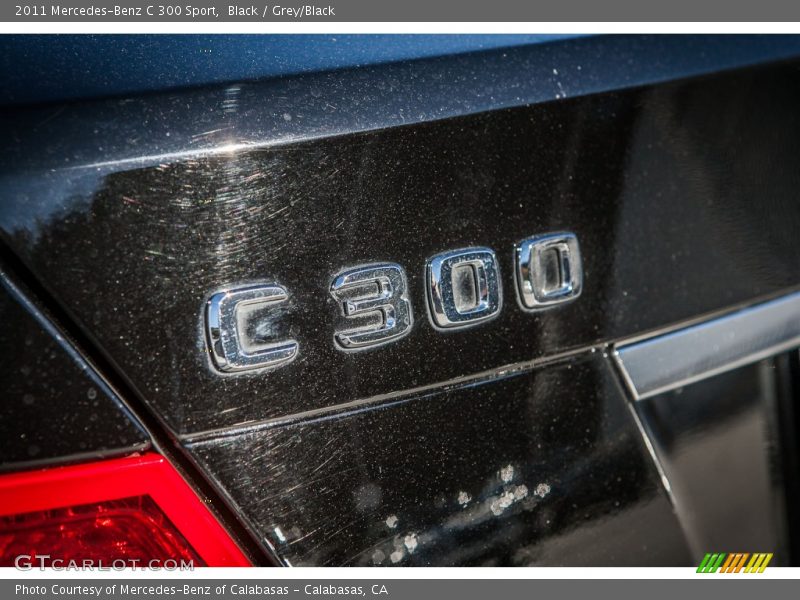 Black / Grey/Black 2011 Mercedes-Benz C 300 Sport