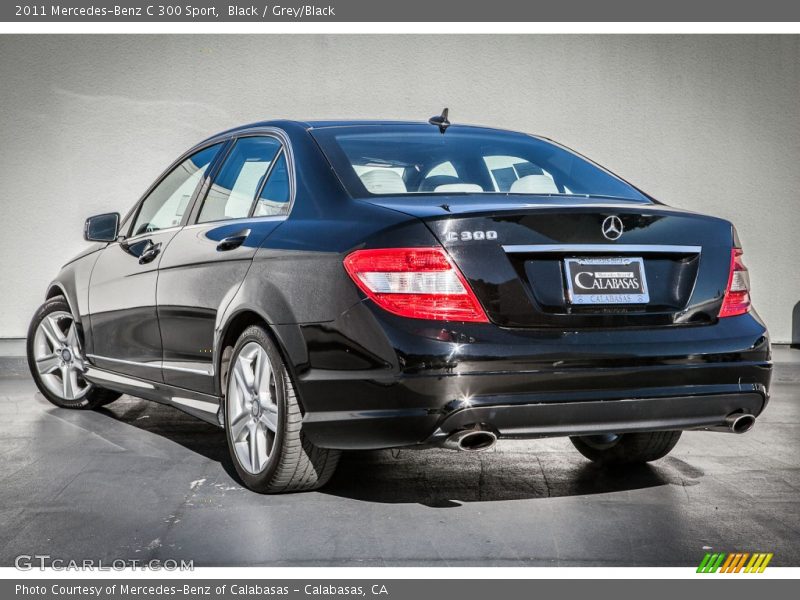 Black / Grey/Black 2011 Mercedes-Benz C 300 Sport