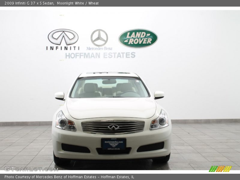 Moonlight White / Wheat 2009 Infiniti G 37 x S Sedan