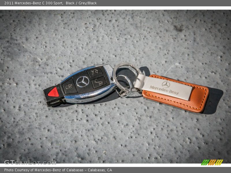 Black / Grey/Black 2011 Mercedes-Benz C 300 Sport