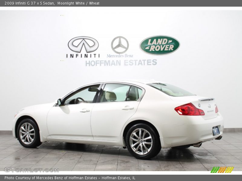 Moonlight White / Wheat 2009 Infiniti G 37 x S Sedan