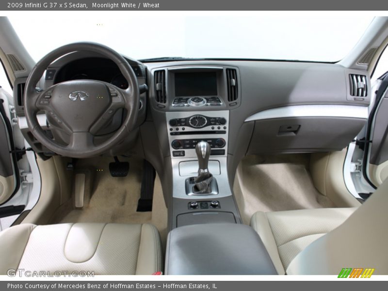 Moonlight White / Wheat 2009 Infiniti G 37 x S Sedan