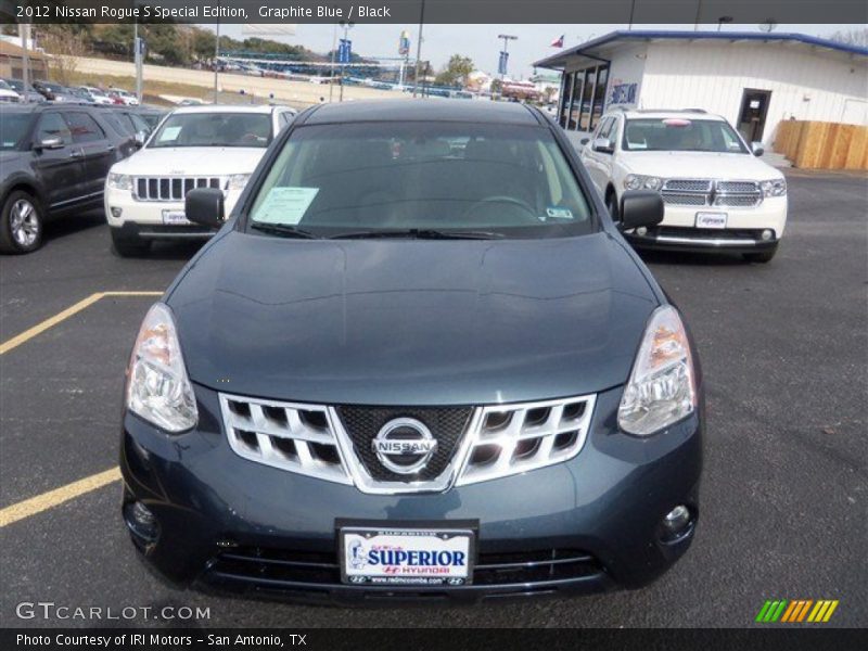Graphite Blue / Black 2012 Nissan Rogue S Special Edition