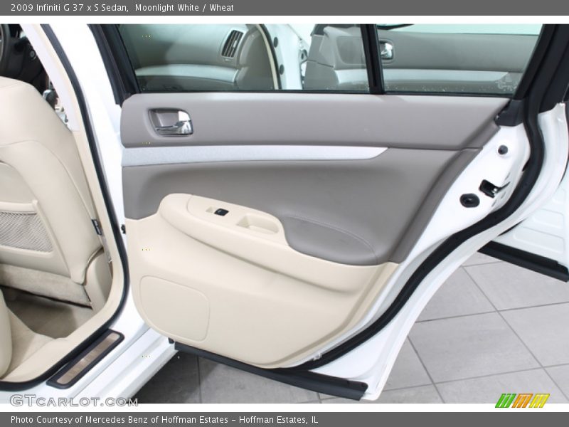 Moonlight White / Wheat 2009 Infiniti G 37 x S Sedan