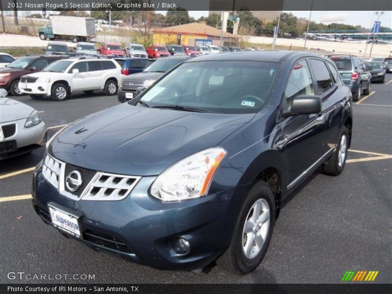 Graphite Blue / Black 2012 Nissan Rogue S Special Edition