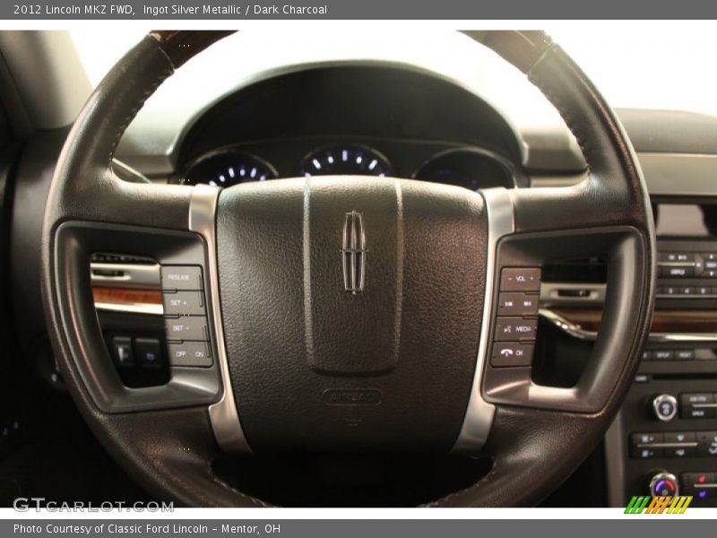 Ingot Silver Metallic / Dark Charcoal 2012 Lincoln MKZ FWD