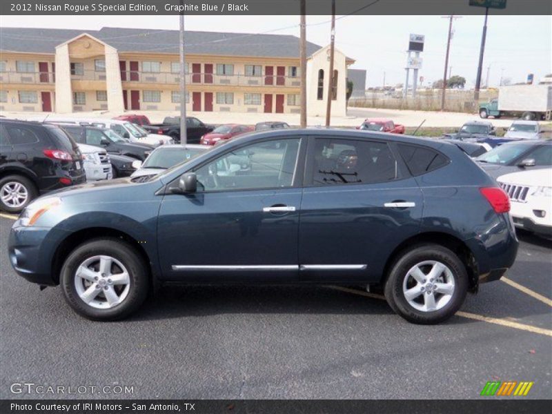 Graphite Blue / Black 2012 Nissan Rogue S Special Edition