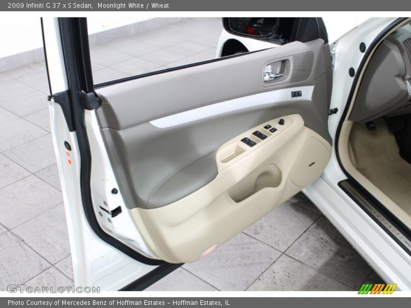 Moonlight White / Wheat 2009 Infiniti G 37 x S Sedan