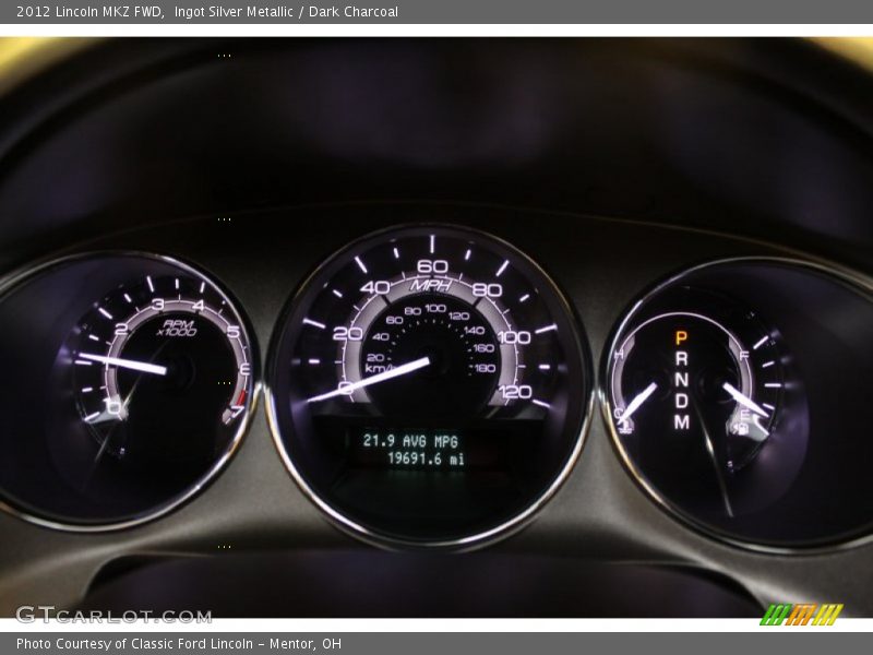Ingot Silver Metallic / Dark Charcoal 2012 Lincoln MKZ FWD