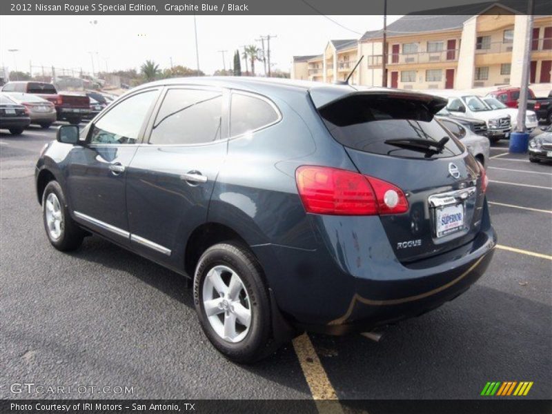 Graphite Blue / Black 2012 Nissan Rogue S Special Edition
