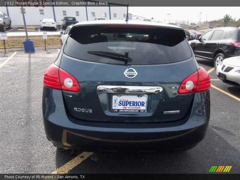 Graphite Blue / Black 2012 Nissan Rogue S Special Edition