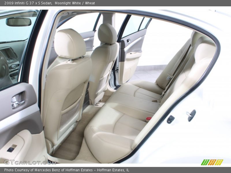Moonlight White / Wheat 2009 Infiniti G 37 x S Sedan