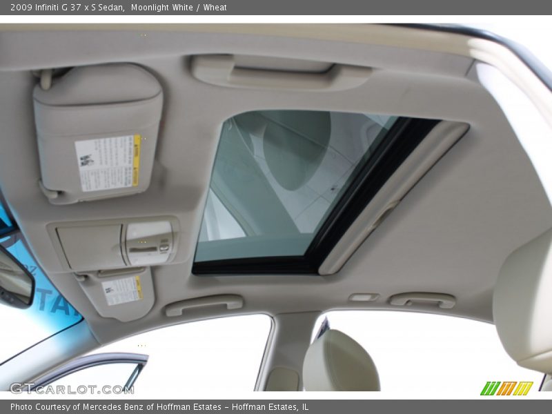 Moonlight White / Wheat 2009 Infiniti G 37 x S Sedan