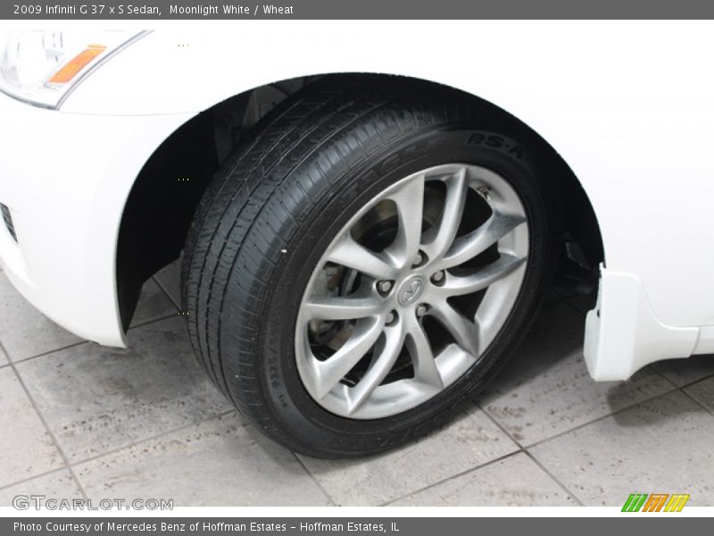 Moonlight White / Wheat 2009 Infiniti G 37 x S Sedan