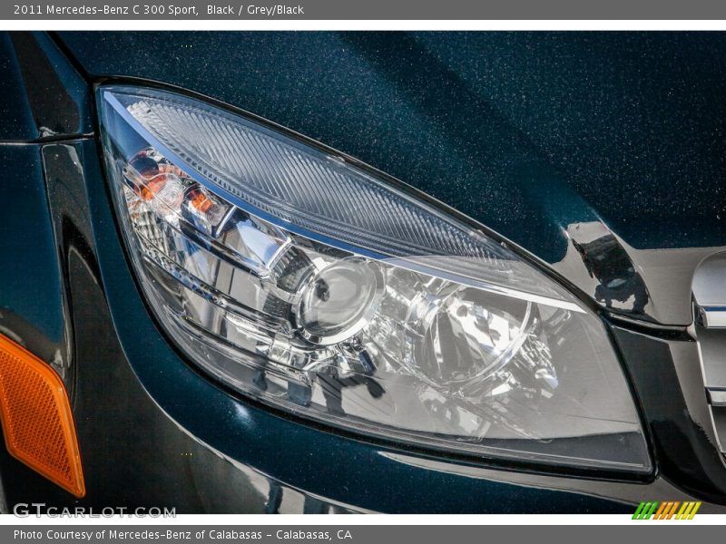 Black / Grey/Black 2011 Mercedes-Benz C 300 Sport