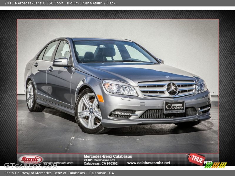 Iridium Silver Metallic / Black 2011 Mercedes-Benz C 350 Sport