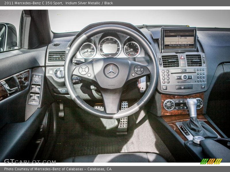 Iridium Silver Metallic / Black 2011 Mercedes-Benz C 350 Sport