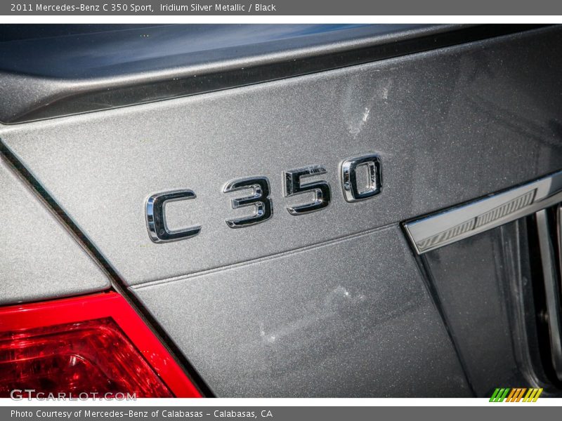 Iridium Silver Metallic / Black 2011 Mercedes-Benz C 350 Sport