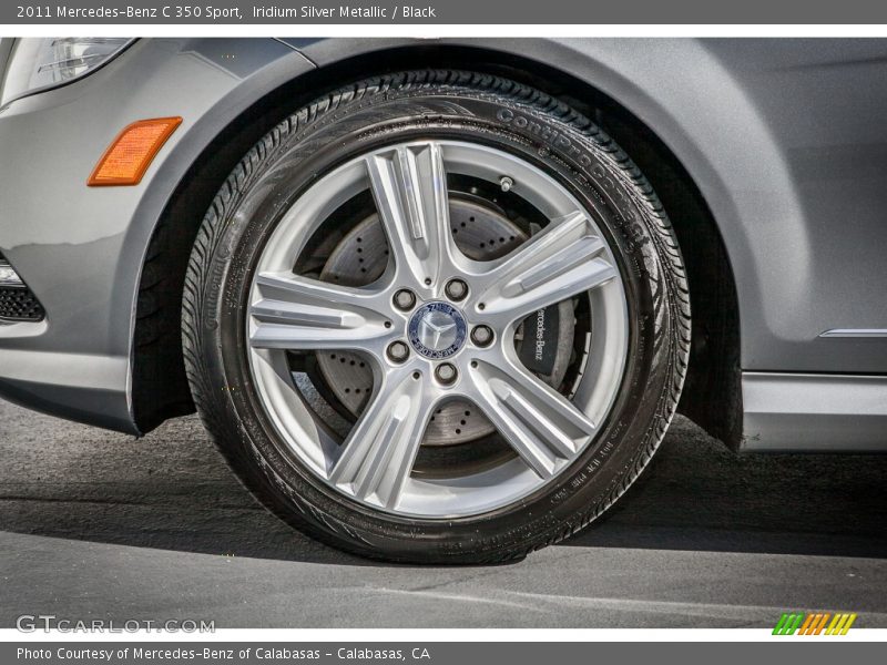Iridium Silver Metallic / Black 2011 Mercedes-Benz C 350 Sport