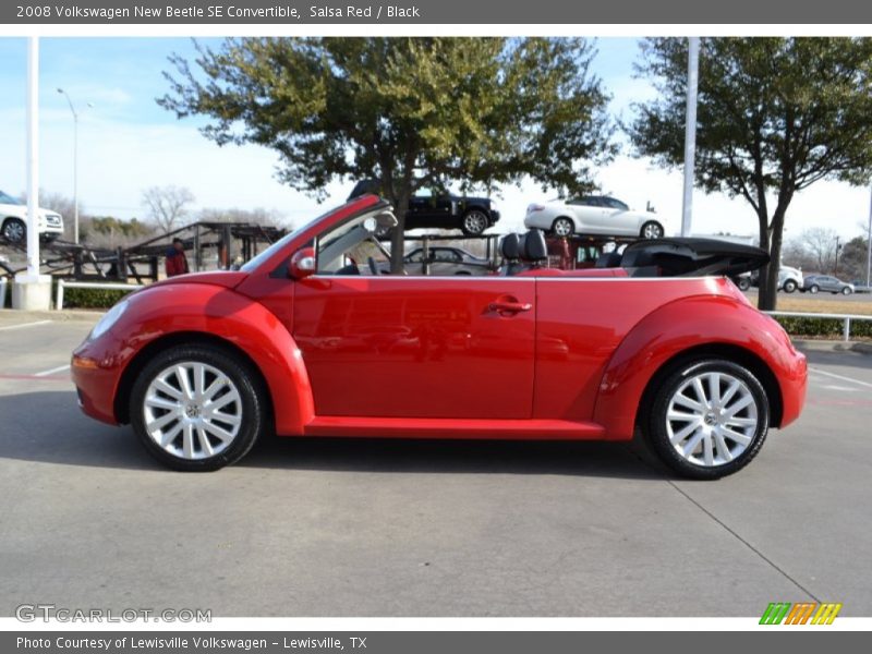  2008 New Beetle SE Convertible Salsa Red