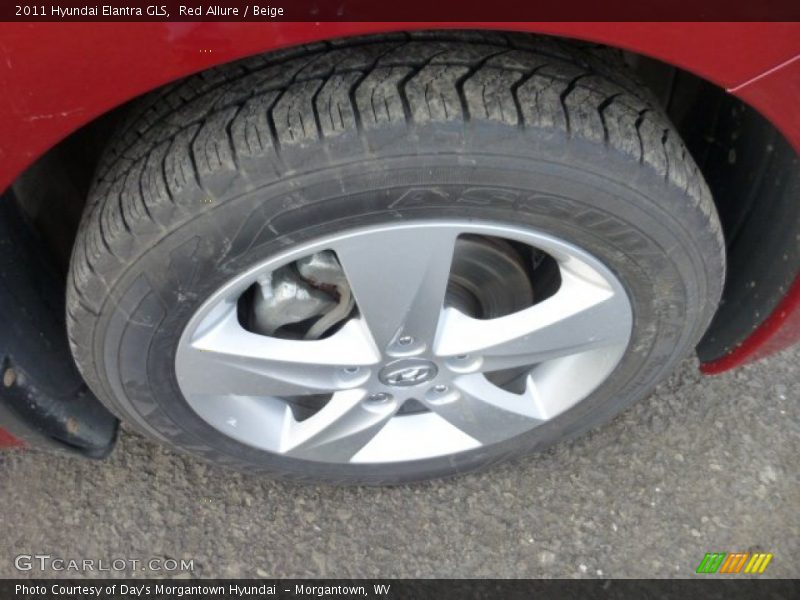 Red Allure / Beige 2011 Hyundai Elantra GLS