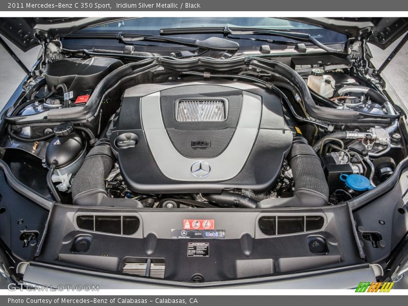 Iridium Silver Metallic / Black 2011 Mercedes-Benz C 350 Sport