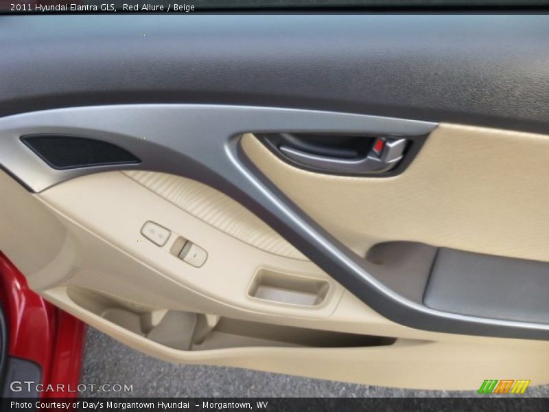 Red Allure / Beige 2011 Hyundai Elantra GLS