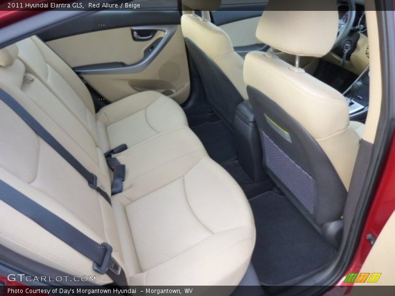 Red Allure / Beige 2011 Hyundai Elantra GLS
