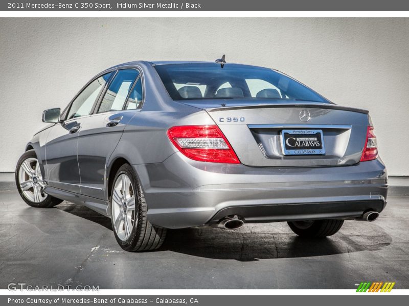 Iridium Silver Metallic / Black 2011 Mercedes-Benz C 350 Sport
