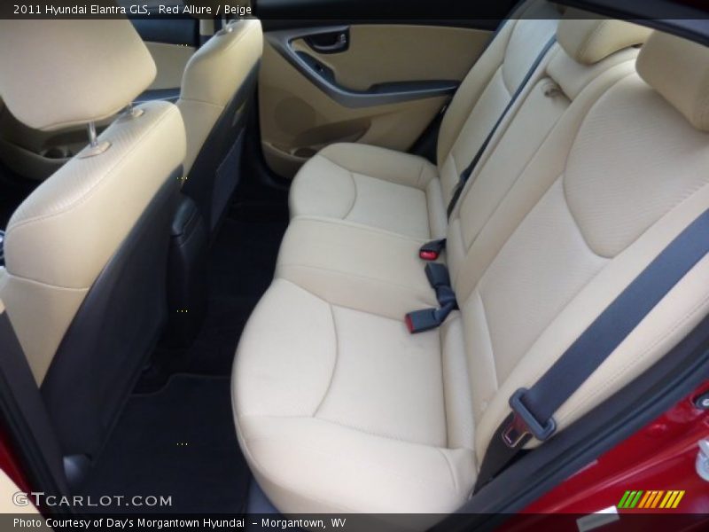 Red Allure / Beige 2011 Hyundai Elantra GLS