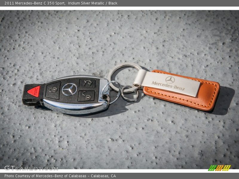 Iridium Silver Metallic / Black 2011 Mercedes-Benz C 350 Sport
