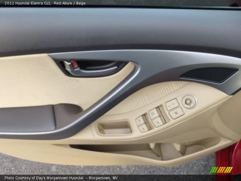 Red Allure / Beige 2011 Hyundai Elantra GLS