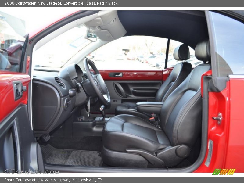 2008 New Beetle SE Convertible Black Interior