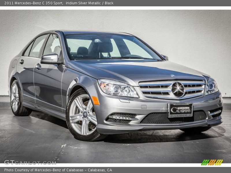 Iridium Silver Metallic / Black 2011 Mercedes-Benz C 350 Sport
