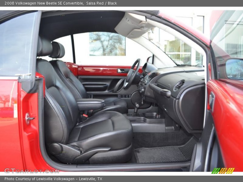  2008 New Beetle SE Convertible Black Interior