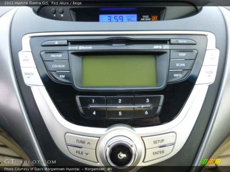 Red Allure / Beige 2011 Hyundai Elantra GLS