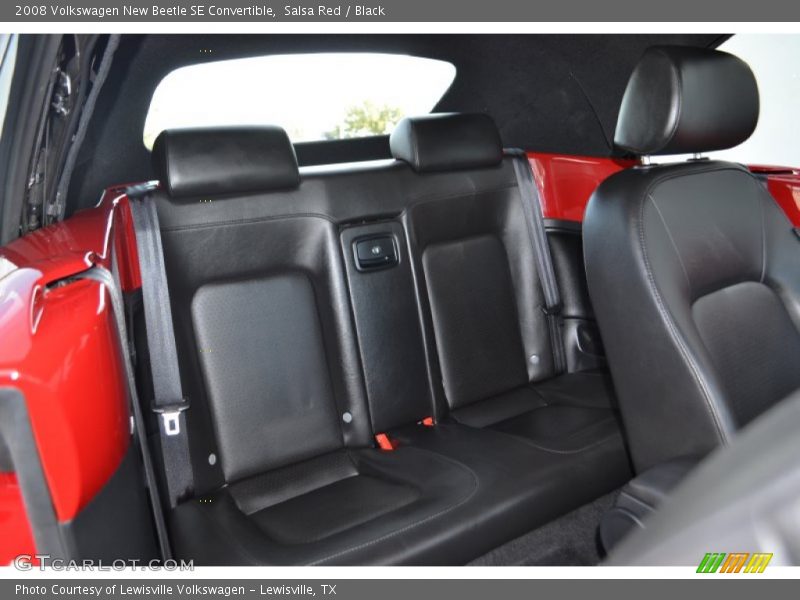 Rear Seat of 2008 New Beetle SE Convertible