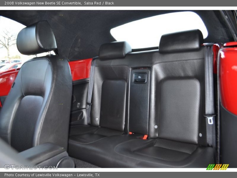 Rear Seat of 2008 New Beetle SE Convertible