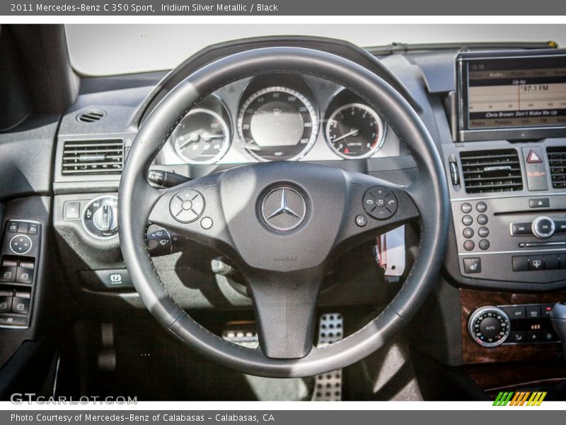 Iridium Silver Metallic / Black 2011 Mercedes-Benz C 350 Sport
