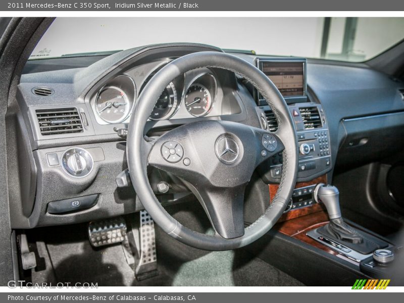 Iridium Silver Metallic / Black 2011 Mercedes-Benz C 350 Sport