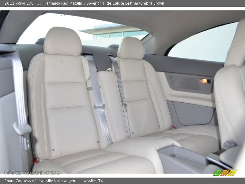 Flamenco Red Metallic / Soverign Hide Calcite Leather/Umbra Brown 2011 Volvo C70 T5