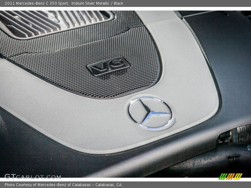 Iridium Silver Metallic / Black 2011 Mercedes-Benz C 350 Sport