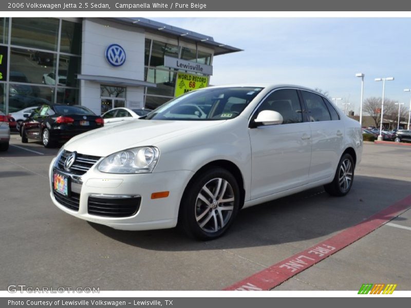 Campanella White / Pure Beige 2006 Volkswagen Jetta 2.5 Sedan