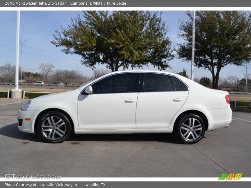Campanella White / Pure Beige 2006 Volkswagen Jetta 2.5 Sedan