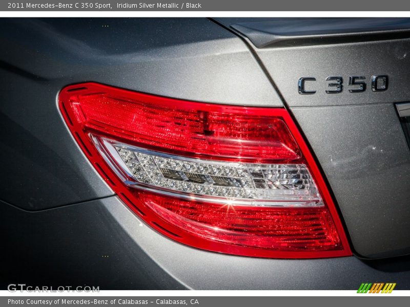Iridium Silver Metallic / Black 2011 Mercedes-Benz C 350 Sport