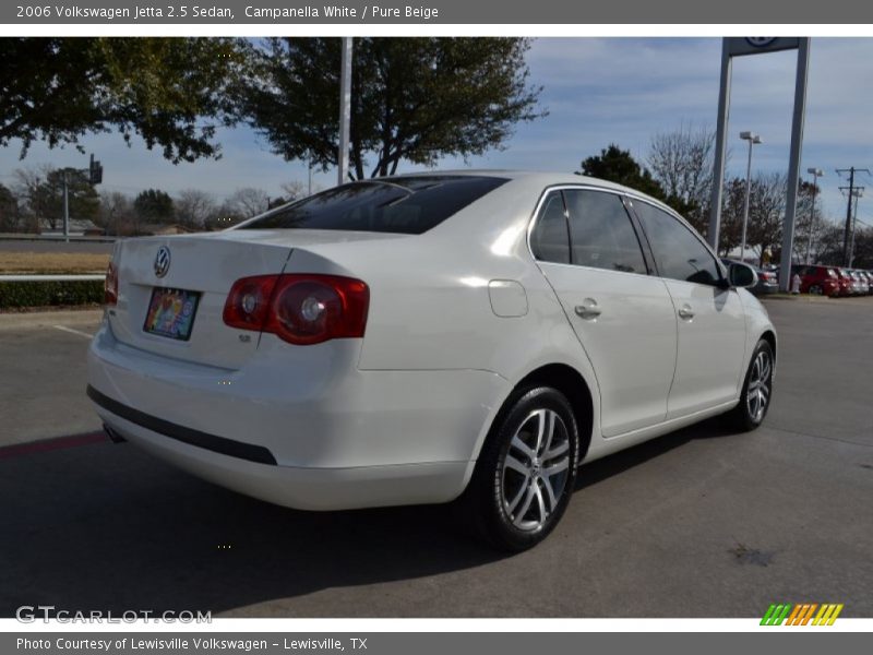 Campanella White / Pure Beige 2006 Volkswagen Jetta 2.5 Sedan