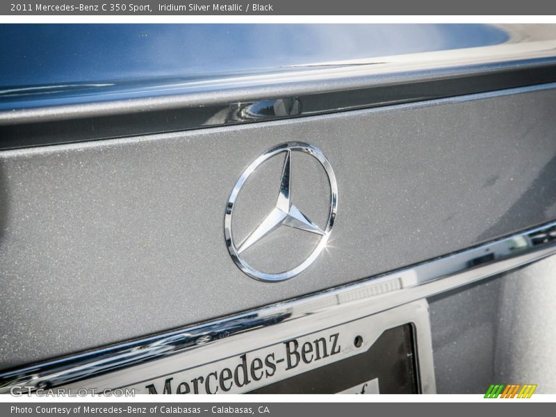 Iridium Silver Metallic / Black 2011 Mercedes-Benz C 350 Sport