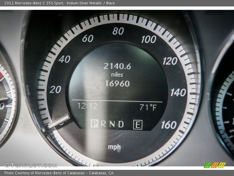 Iridium Silver Metallic / Black 2011 Mercedes-Benz C 350 Sport