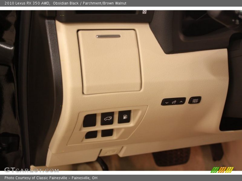 Obsidian Black / Parchment/Brown Walnut 2010 Lexus RX 350 AWD